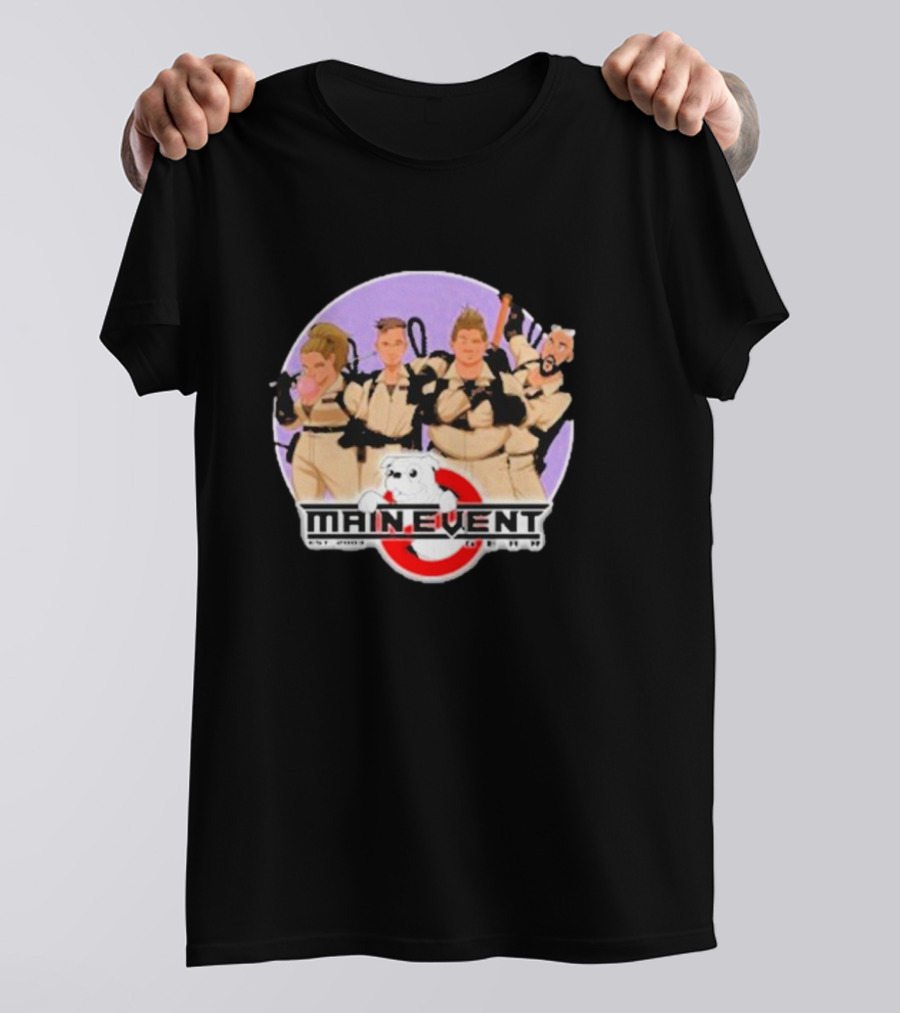 Halloween Main Event 2024 Ghostbusters Parody With Characters T-Shirt
