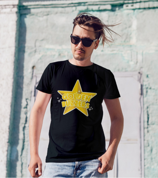 Scott Cramer The Cramer Games Golden Buzzers Star T-Shirt