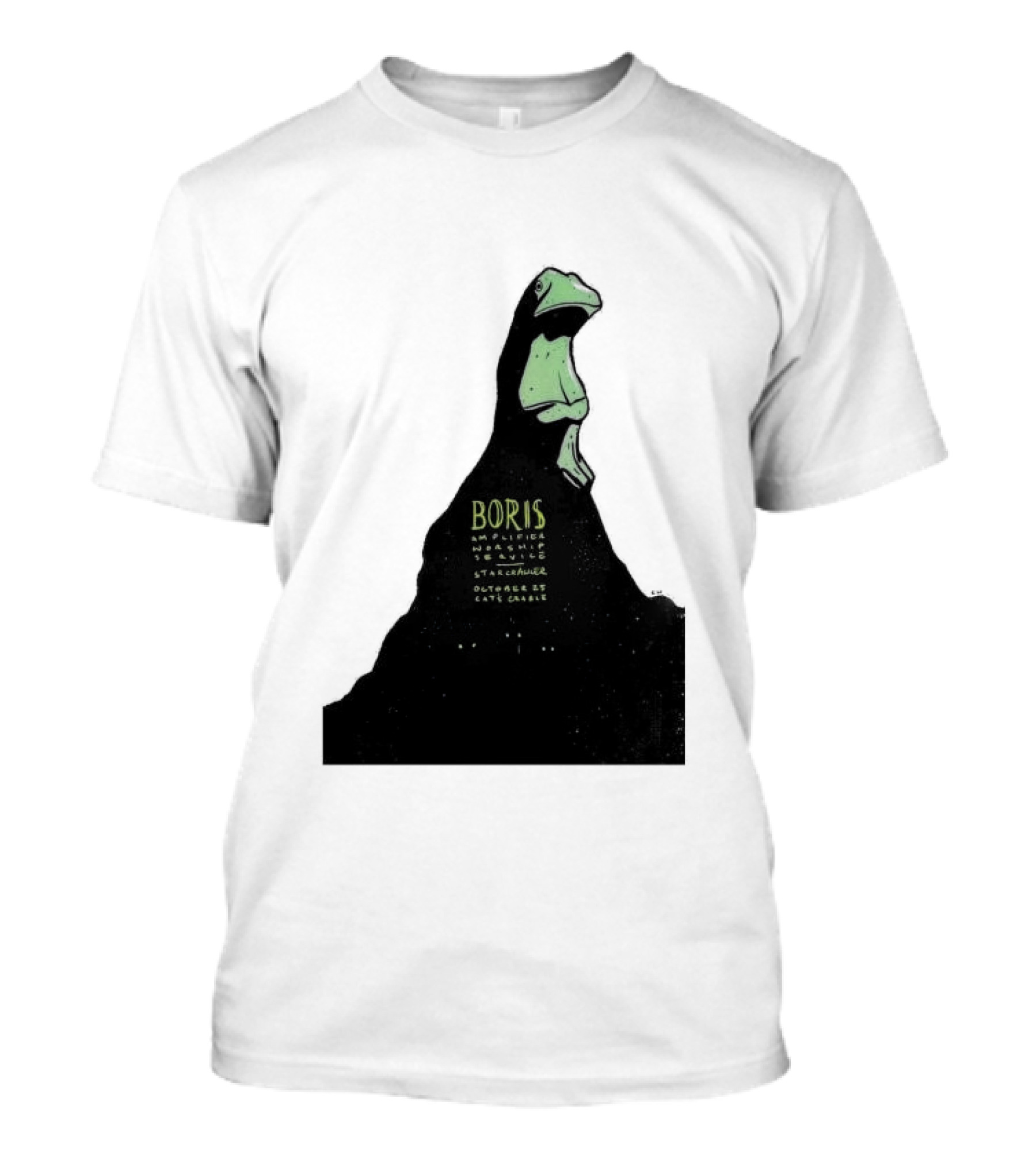 Boris Starcrawler Apocalypse Tracking Tour Cat's Cradle Carrboro NC October 25 T-Shirt