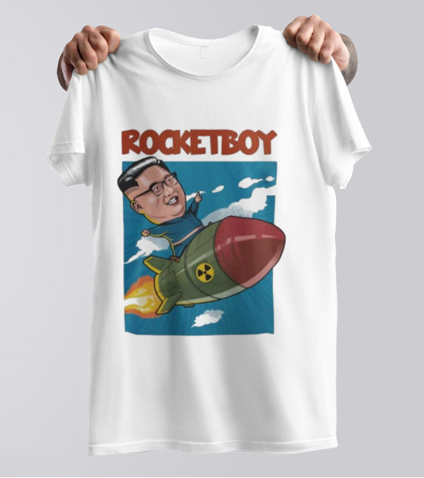 ROCKETBOY Kim Jong Un Riding Missile T-Shirt