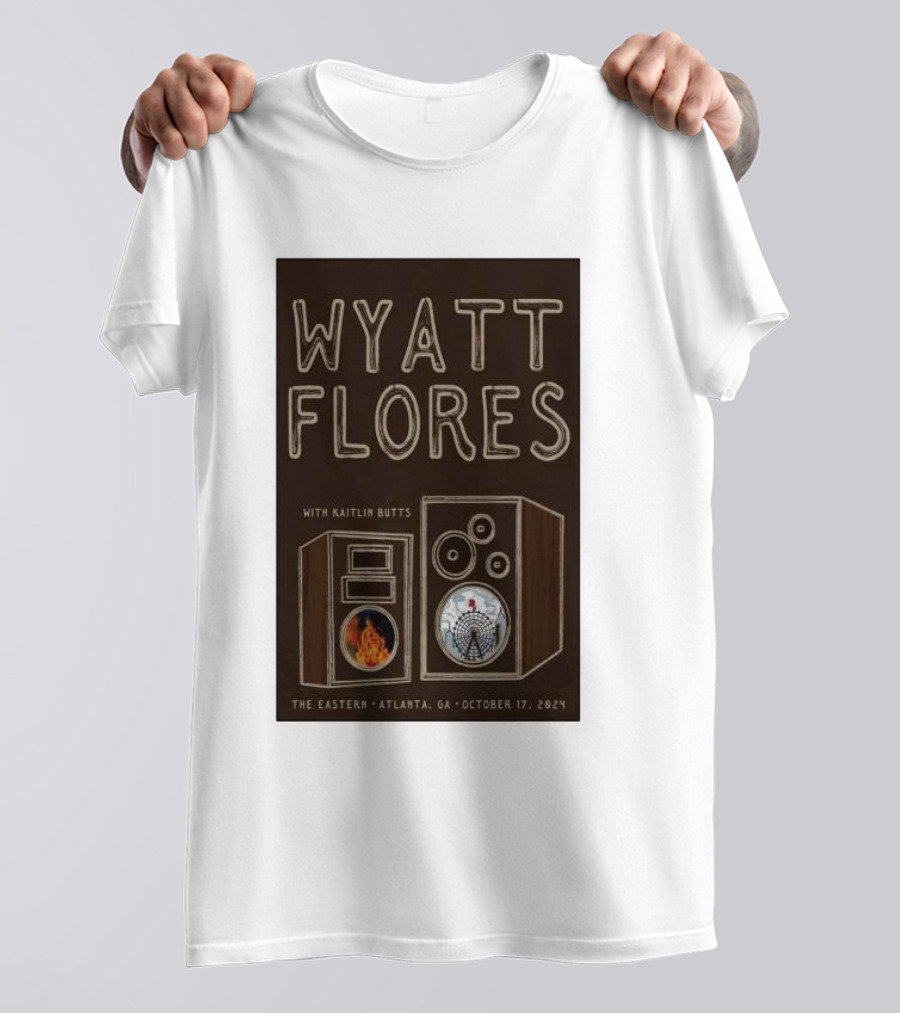 Wyatt Flores With Kaitlin Butts October 17 2024 The Eastern Atlanta GA Speaker T-Shirt
