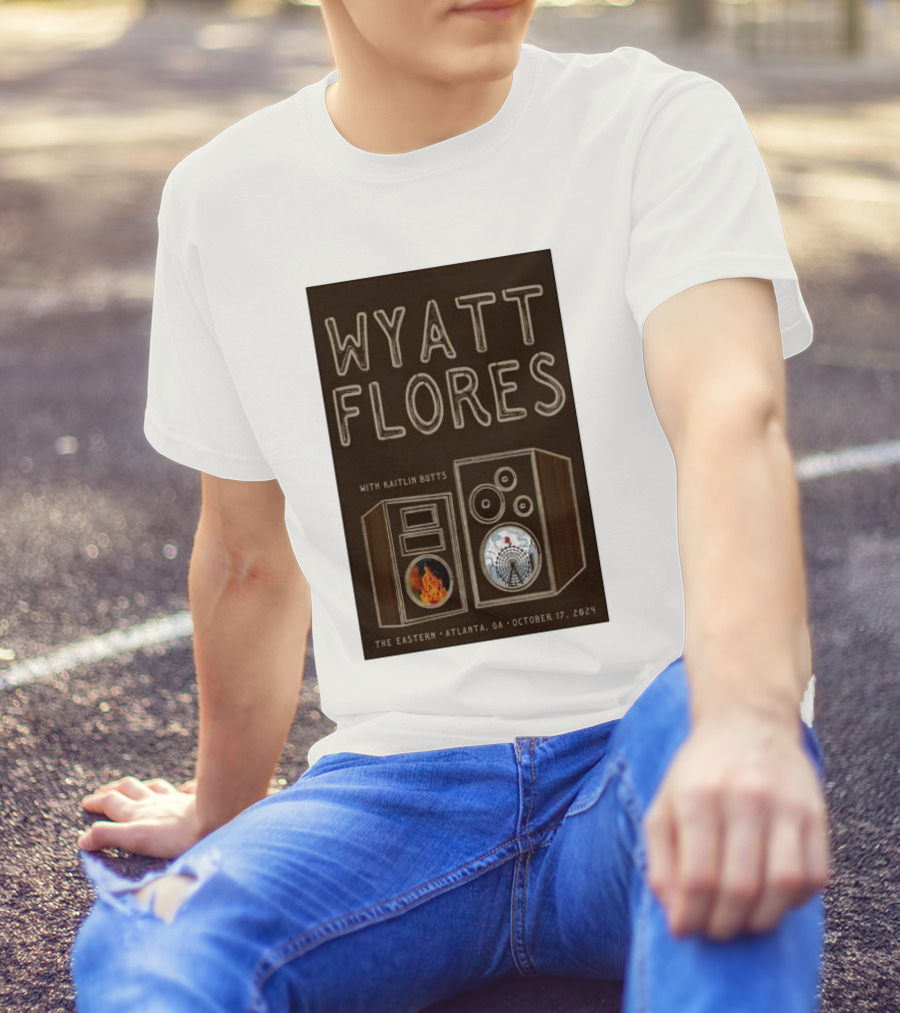 Wyatt Flores With Kaitlin Butts October 17 2024 The Eastern Atlanta GA Speaker T-Shirt