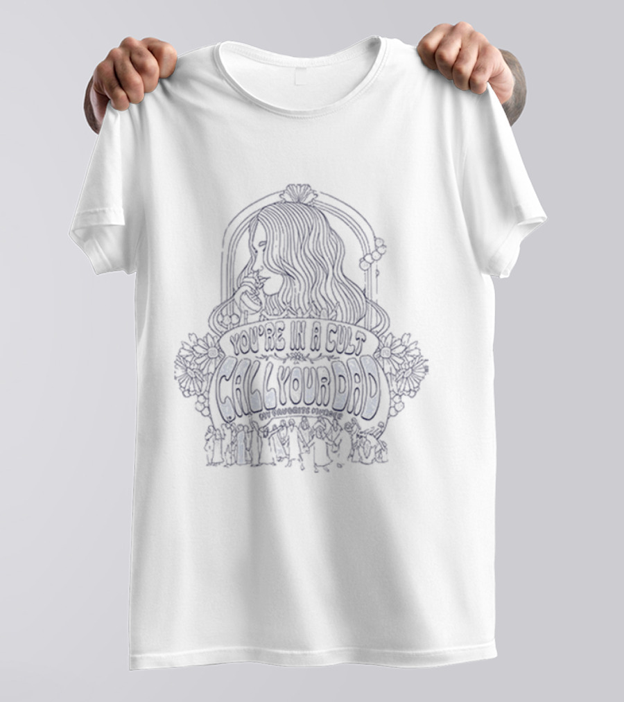 YOU’RE IN A CULT CALL YOUR DAD VINTAGE FLOWER ARCH WOMAN T-Shirt