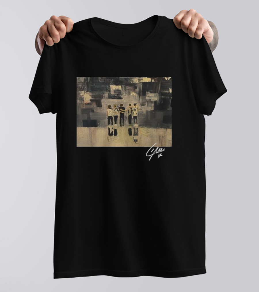 Choose Love Signature Abstract Painting With Group T-Shirt