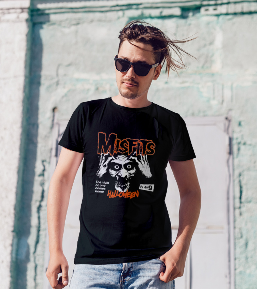 Misfits Halloween Plan 9 The Night No One Comes Home T-Shirt
