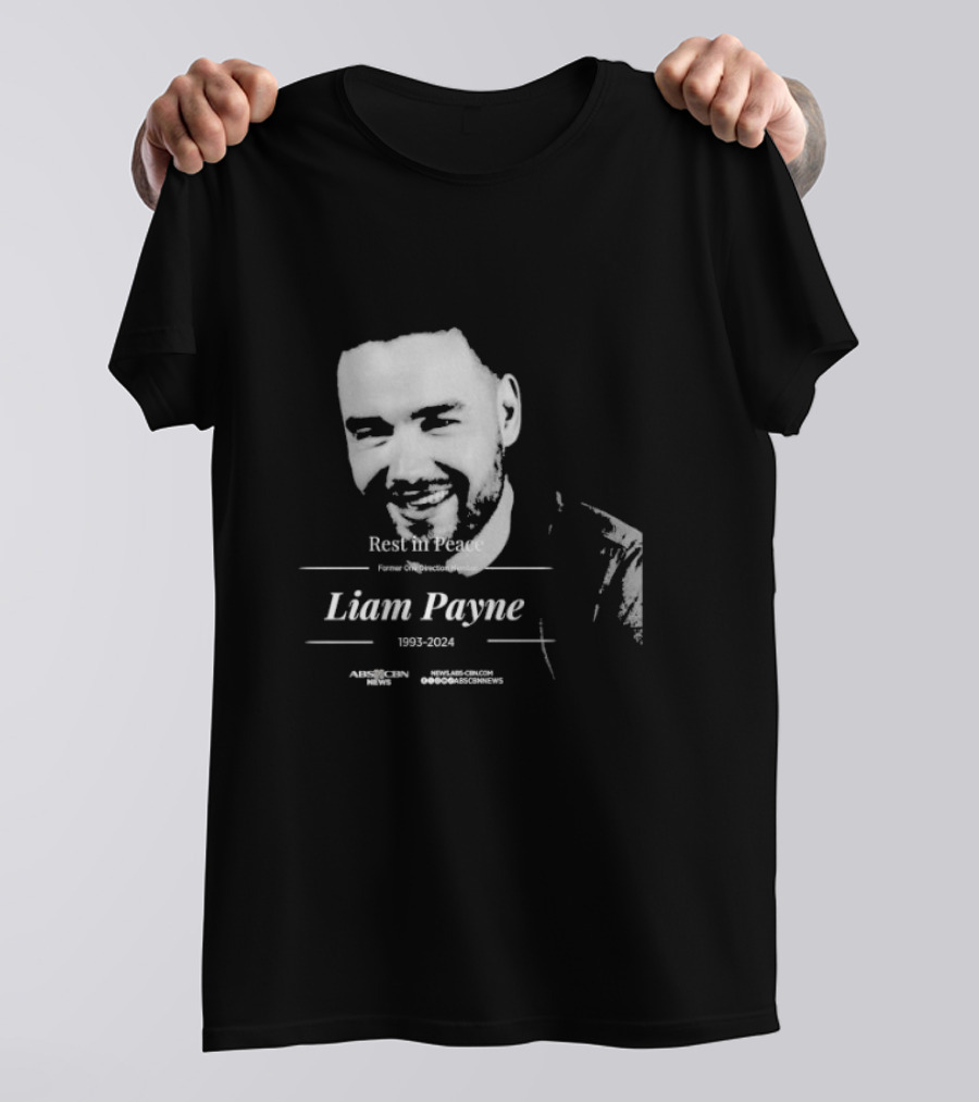 Rest In Peace Liam Payne 1993-2024 Former One Direction Member Airdisc News T-Shirt