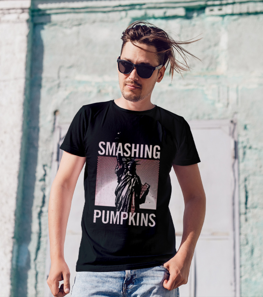 Smashing Pumpkins Zeitgeist Statue Of Liberty T-Shirt