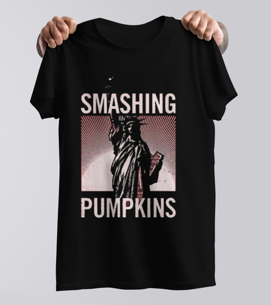 Smashing Pumpkins Zeitgeist Statue Of Liberty T-Shirt