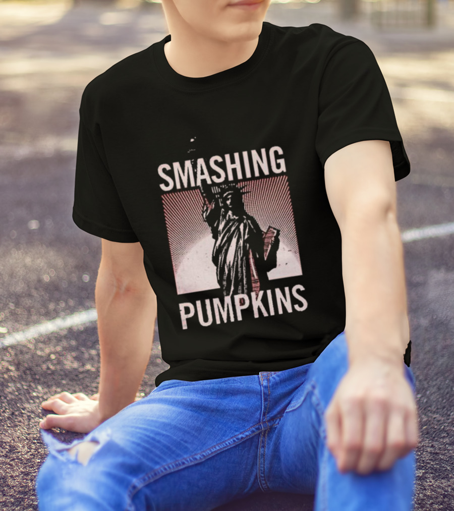 Smashing Pumpkins Zeitgeist Statue Of Liberty T-Shirt