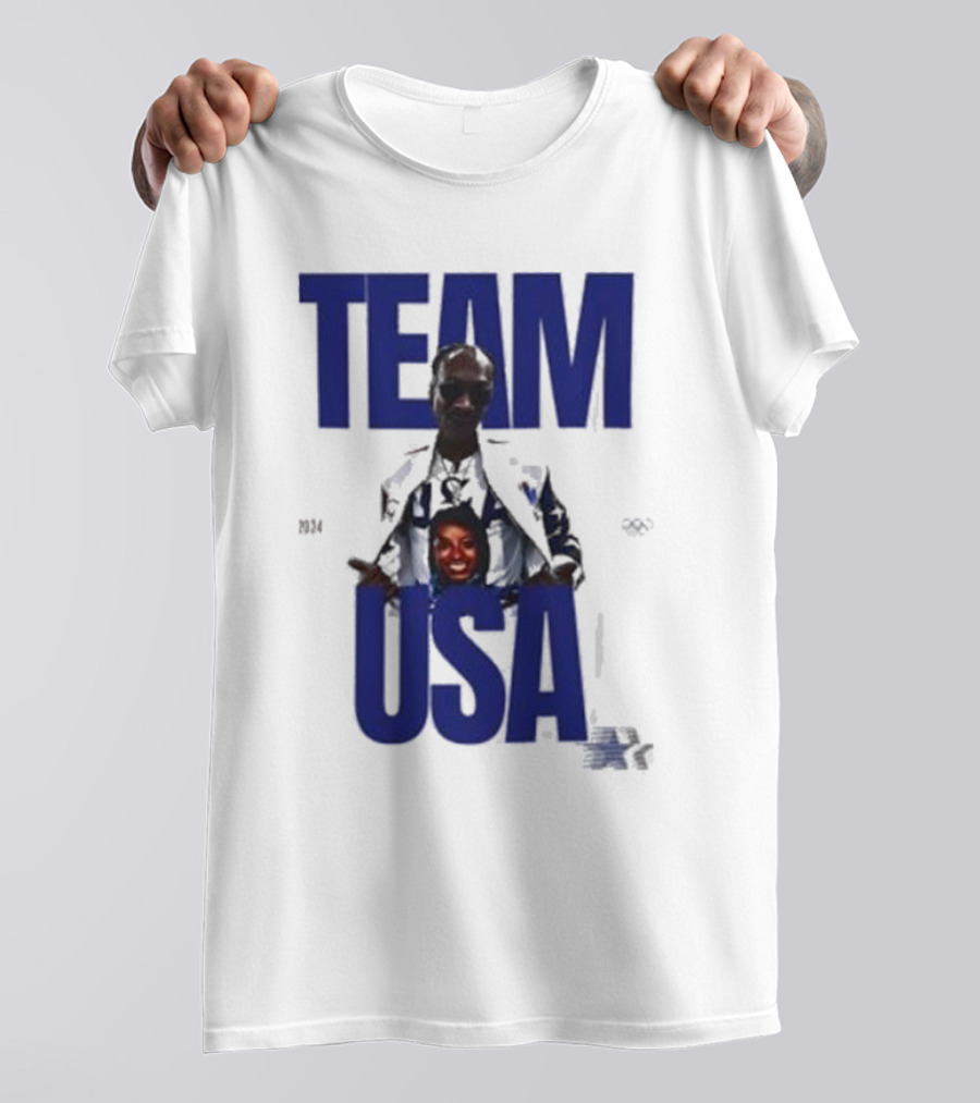Dogg Simone Biles 2024 Team USA Paris Olympics National Team T-Shirt