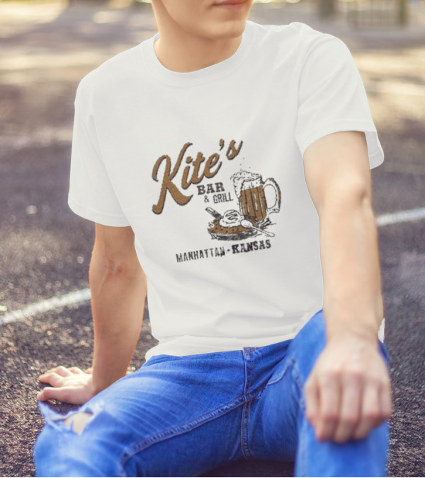 Kite's Bar And Grill Manhattan Kansas Beer And Food T-Shirt