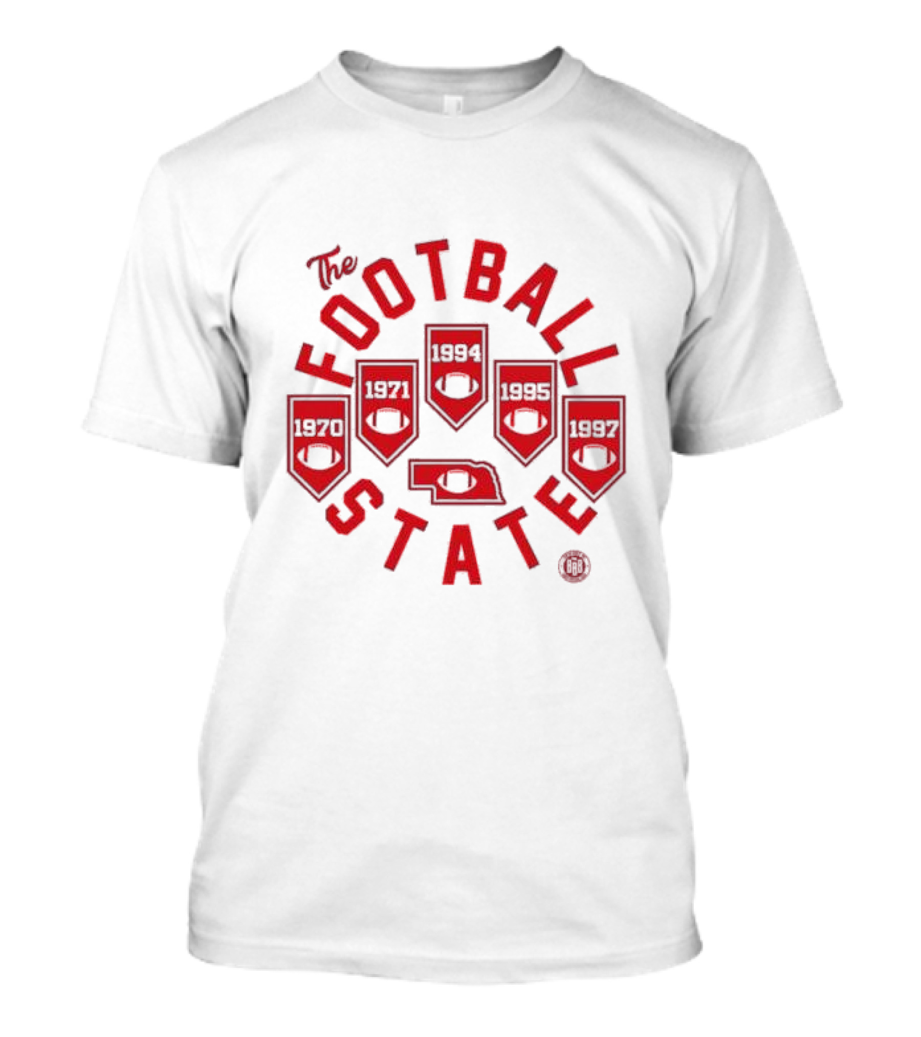The Football State Championship Banners 1970 1971 1994 1995 1997 T-Shirt