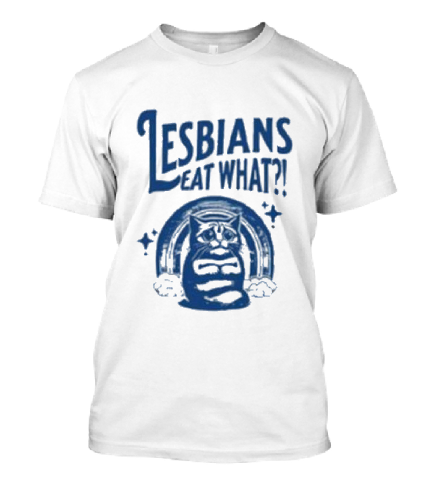 Cat With Lesbians Eat What? T-Shirt