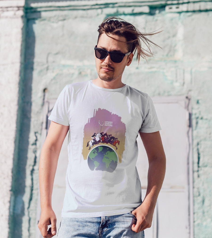 Longines League Nations Polo Riders Over Globe LLN Fan T-Shirt