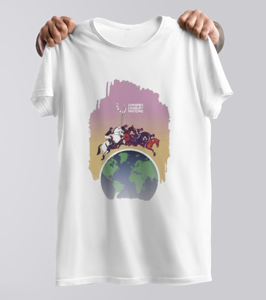 Longines League Nations Polo Riders Over Globe LLN Fan T-Shirt