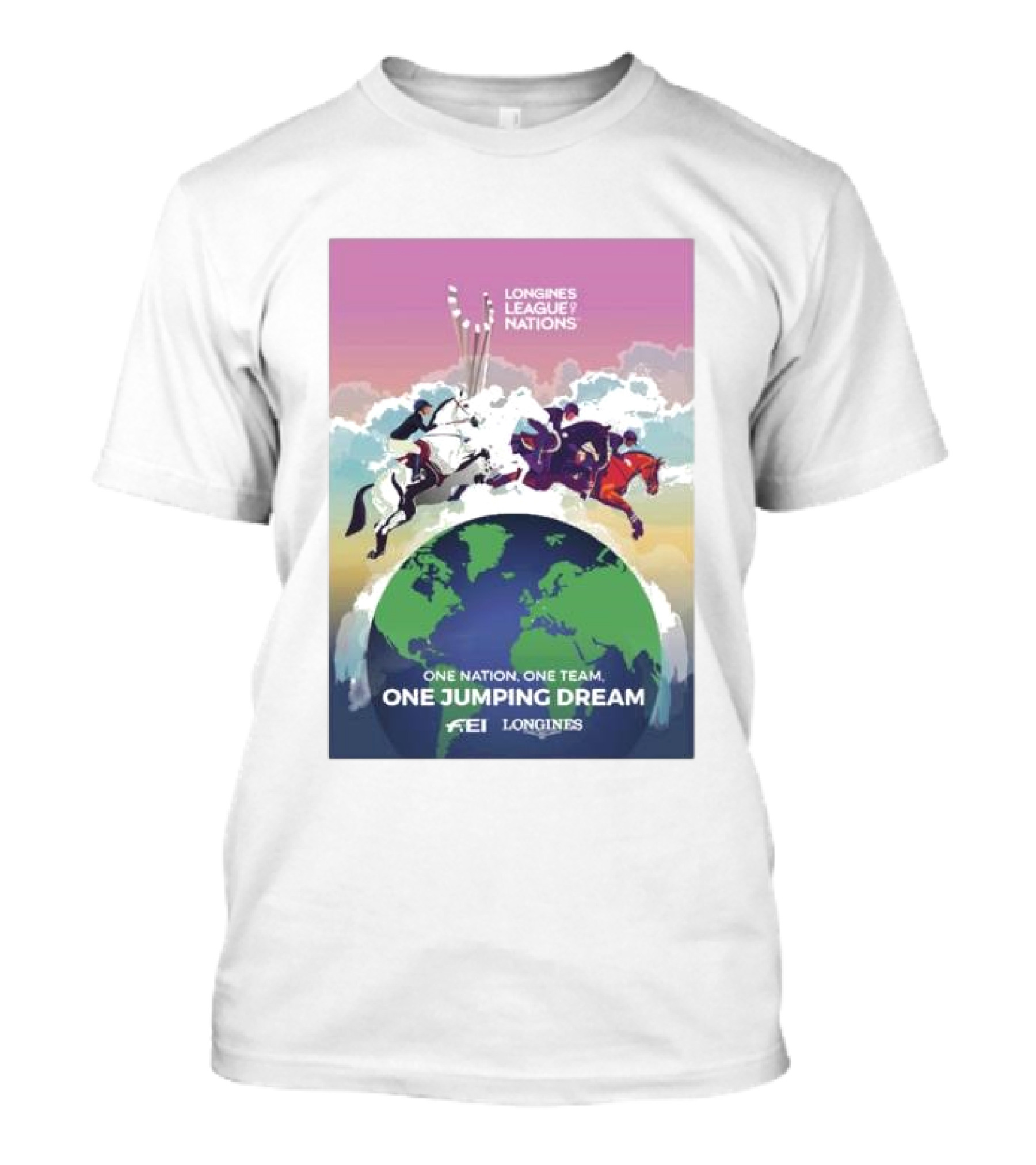 Longines League Nations One Nation One Team One Jumping Dream FEI T-Shirt