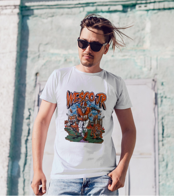 Planet Euphoria Wesco Jr. Football Tigers Stadium Scene T-Shirt