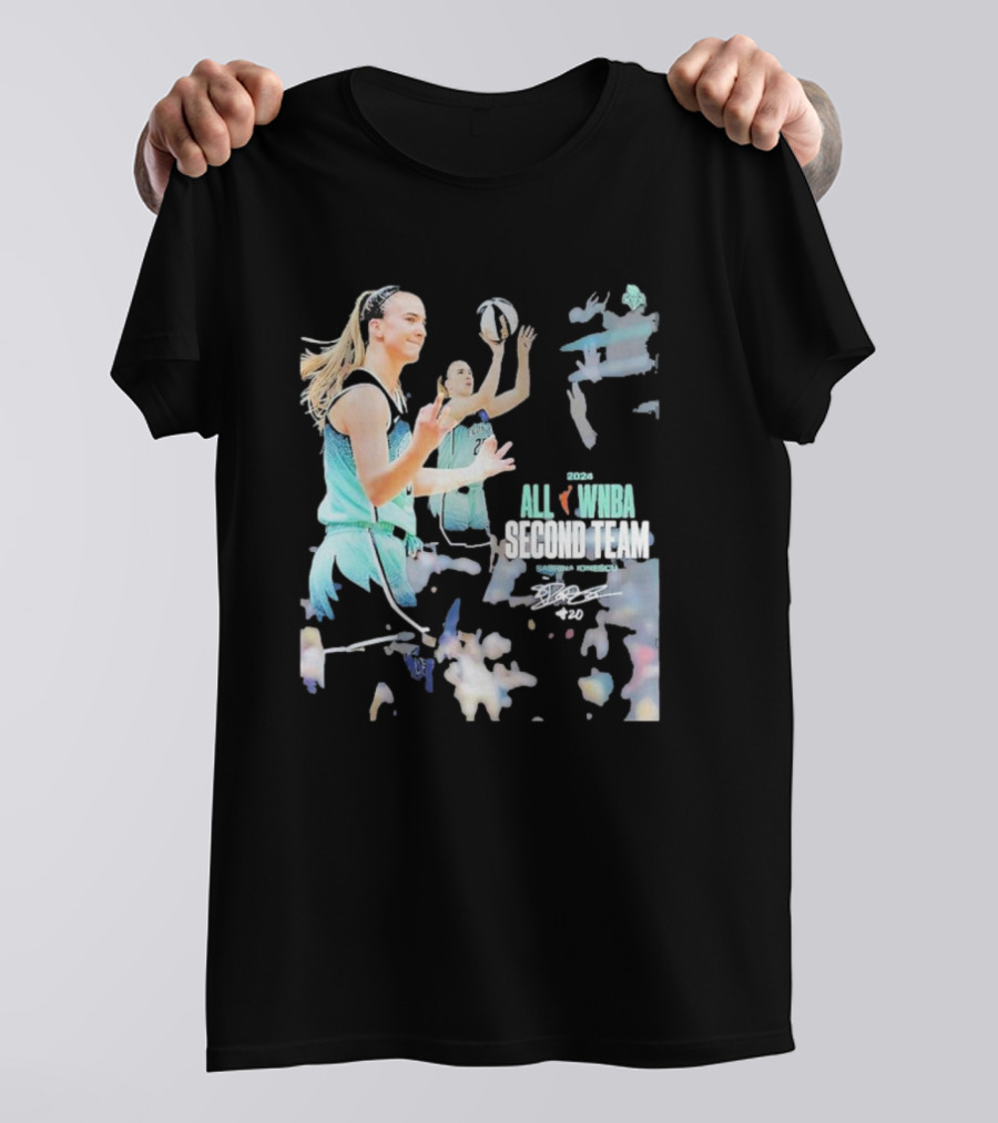 Sabrina Ionescu 2024 All WNBA Second Team #20 T-Shirt