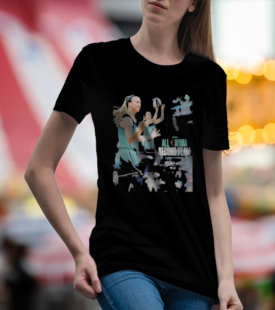Sabrina Ionescu 2024 All WNBA Second Team #20 T-Shirt