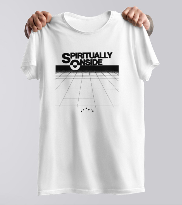 SPIRITUALLY ONSIDE STADIO Grid Perspective T-Shirt
