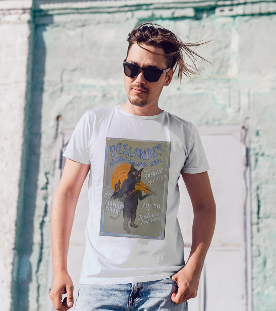 The Deslondes Album Release Show W/ Sabine McCalla Mamas Broke 10/30 At Toulouse Theatre T-Shirt
