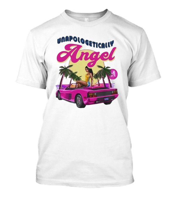 Unapologetically Angel Palm Paradise 2024 Vintage Car Vibes T-Shirt