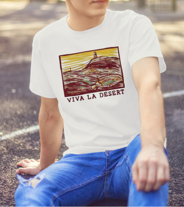 Viva La Desert Sun Devil Stadium Arizona State Tempe Hillscape T-Shirt