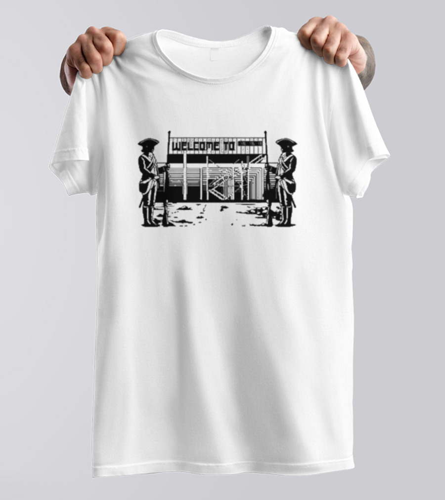 Welcome To The Junkyard Revolutionary Fence Guards T-Shirt