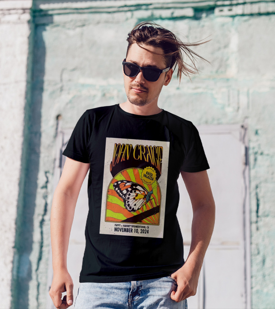 John Craigie And Kassi Valazza Live At Pappy + Harriet's Pioneertown CA November 10 T-Shirt