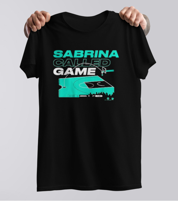 Sabrina Called Game New York Minnesota 4th Quarter Basketball Court T-Shirt