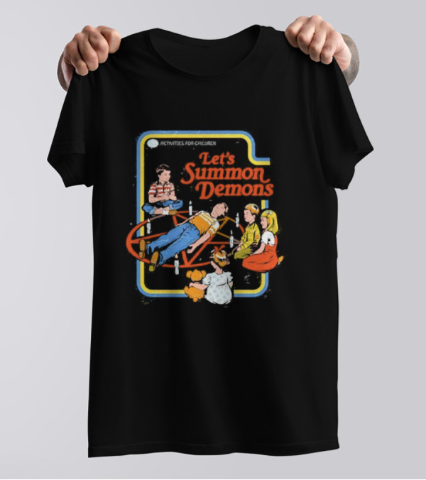 Activities For Children Vintage Let's Summon Demons T-Shirt