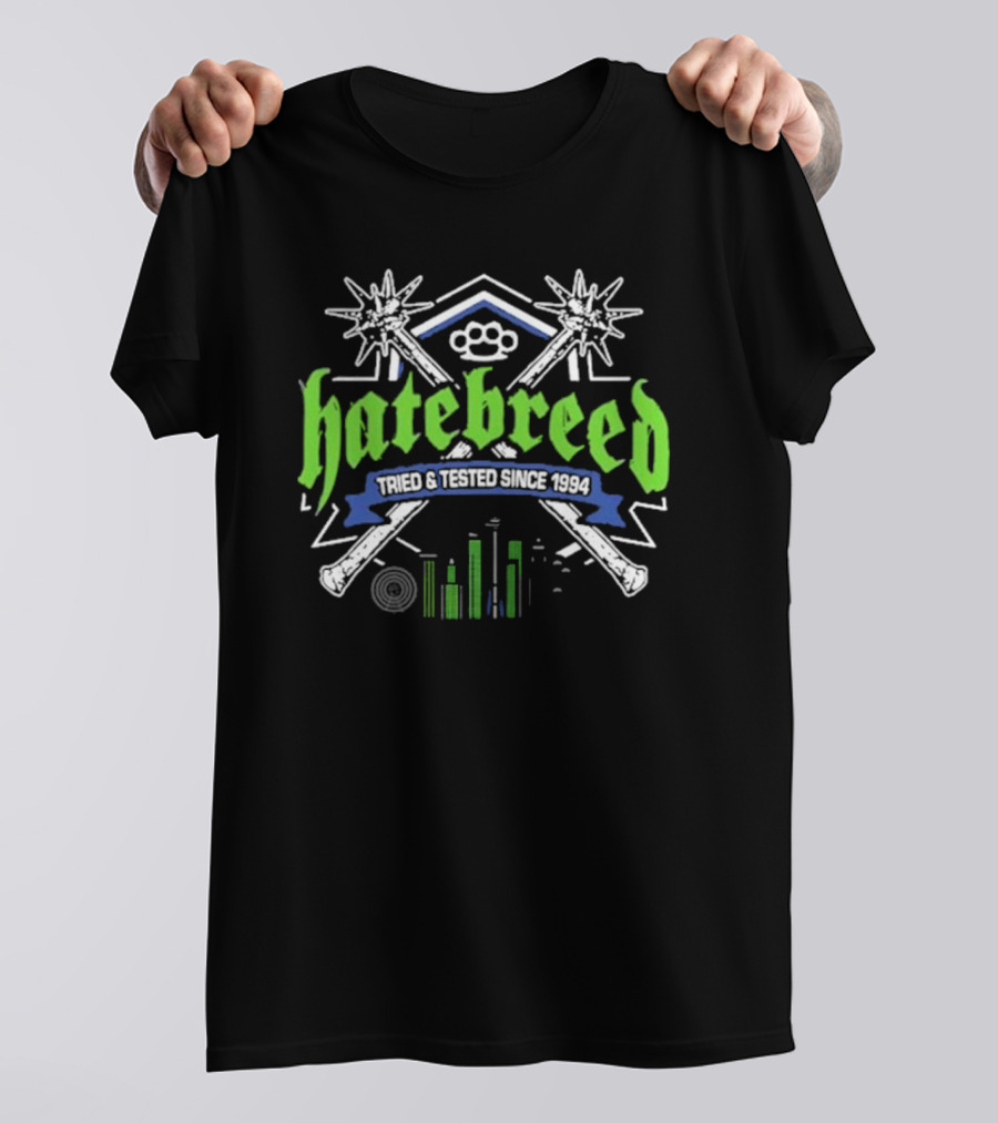 Hatebreed Tried And Tested Since 1994 Seattle Showbox Sodo October 20 2024 Concert T-Shirt