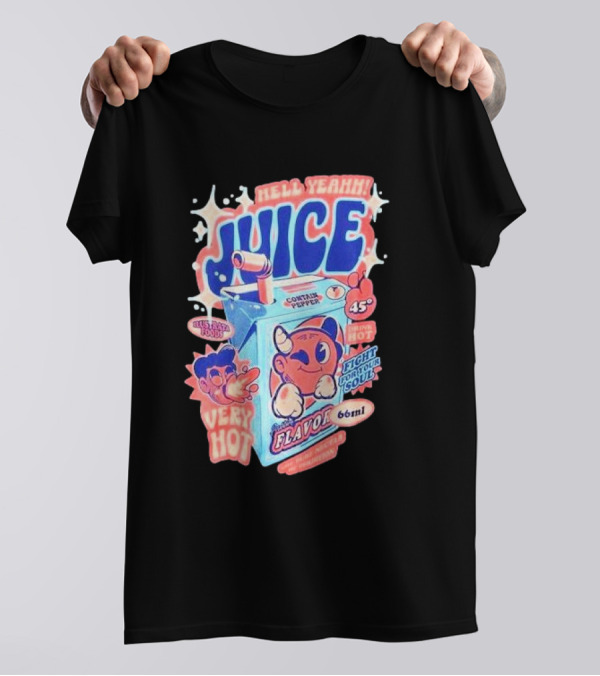 Hell Yeah Juice Very Hot Flavor Fight For Your Soul Ilustrata Foods 66ml T-Shirt