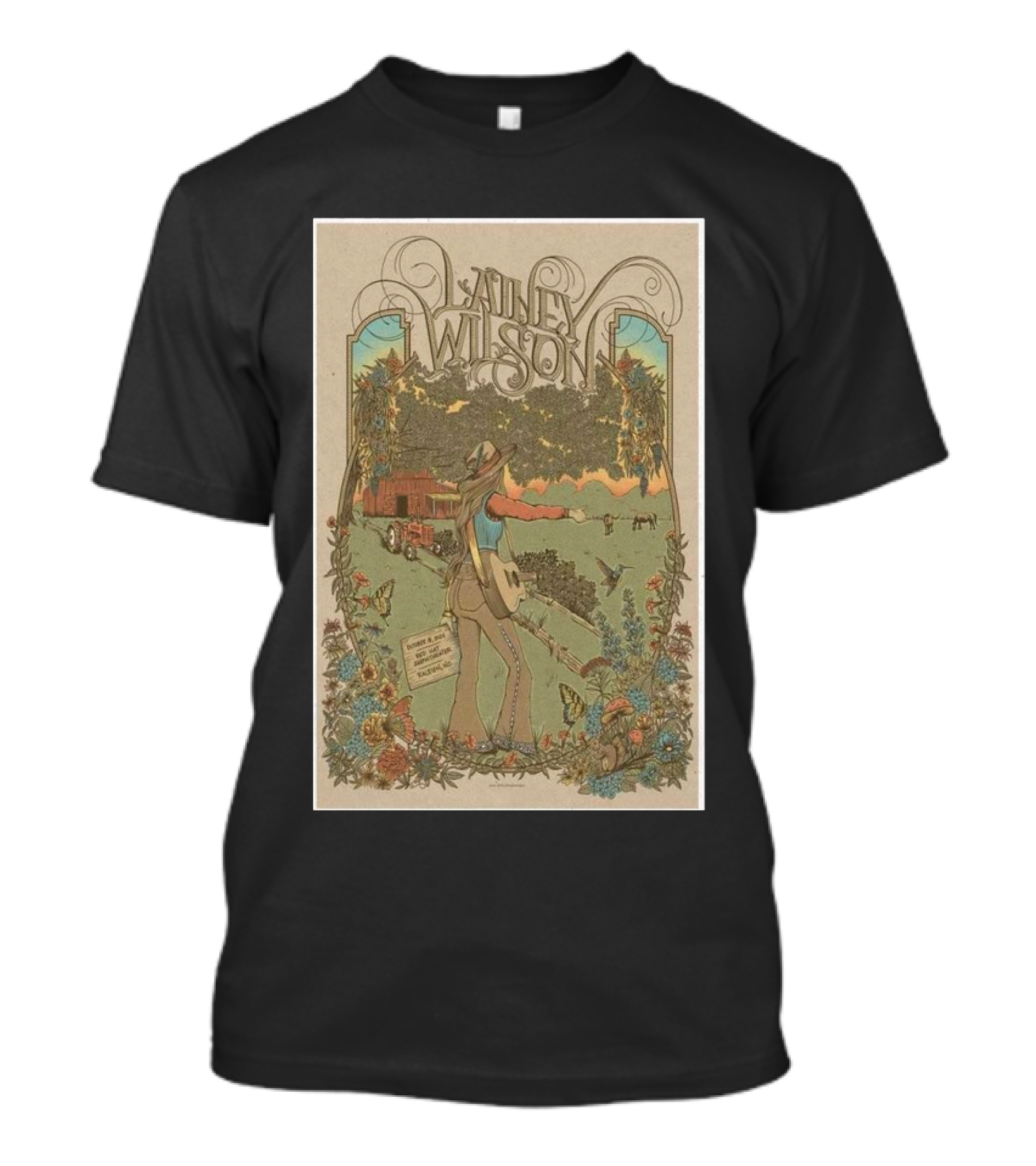 Lainey Wilson Concert October 18 2024 Raleigh NC Vintage Country T-Shirt