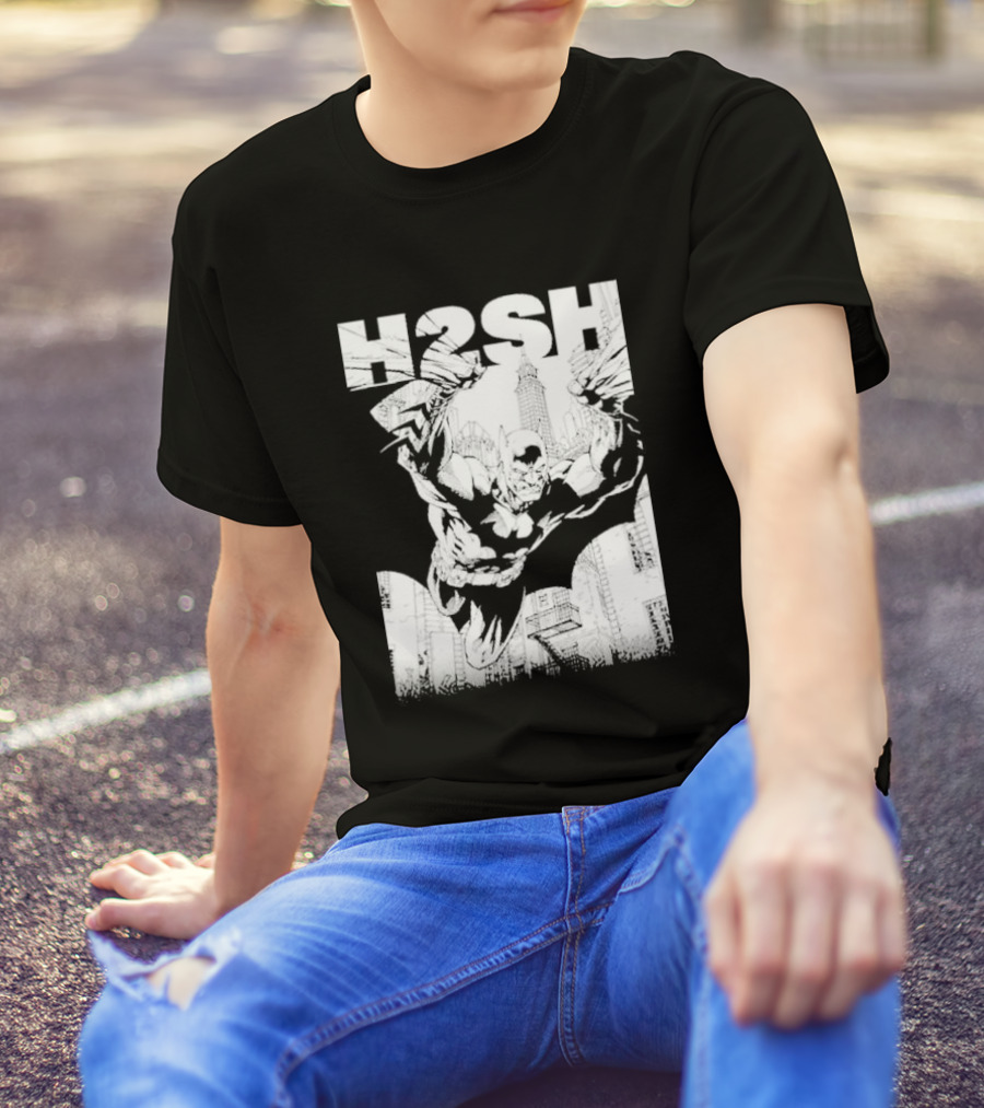 Hush 2 Batman Jim Lee Cityscape Sketch T-Shirt