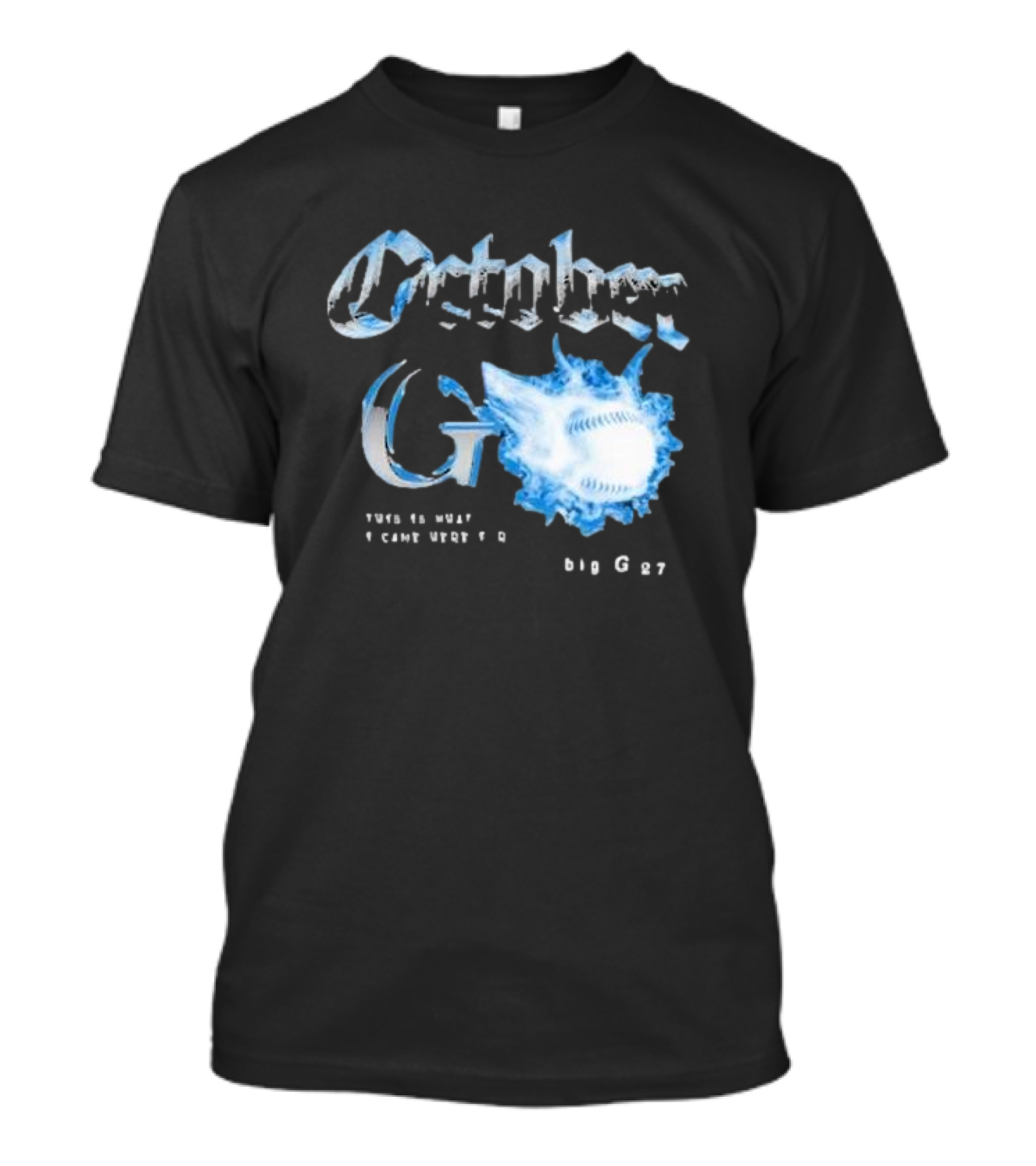 October G Big G27 Jomboy Media Baseball T-Shirt