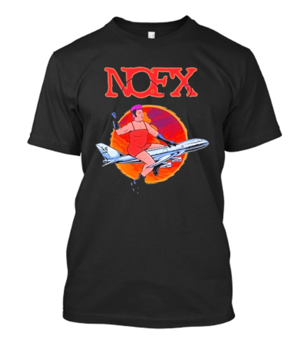 NOFX San Pedro CA October 4 5 6 2024 S&M Airlines Retro Cartoon Plane T-Shirt