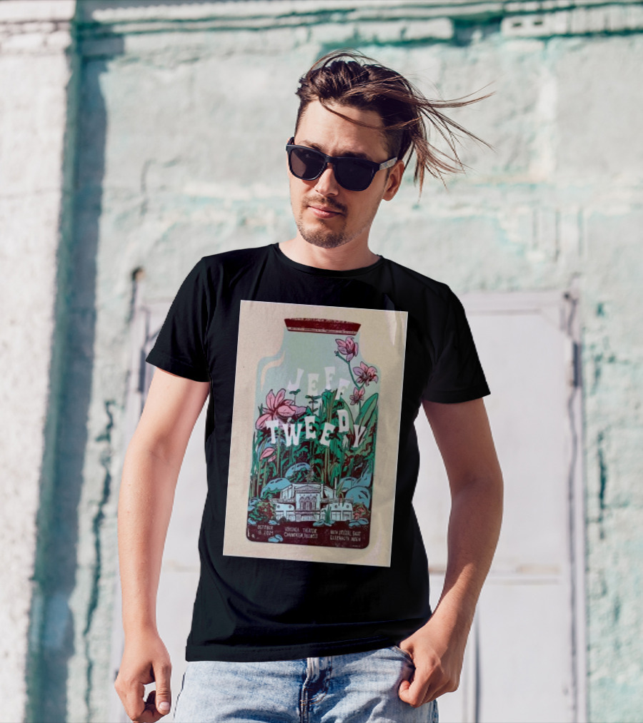Jeff Tweedy October 18 2024 Virginia Theatre Champaign Il With Special Guest Elizabeth Moen T-Shirt