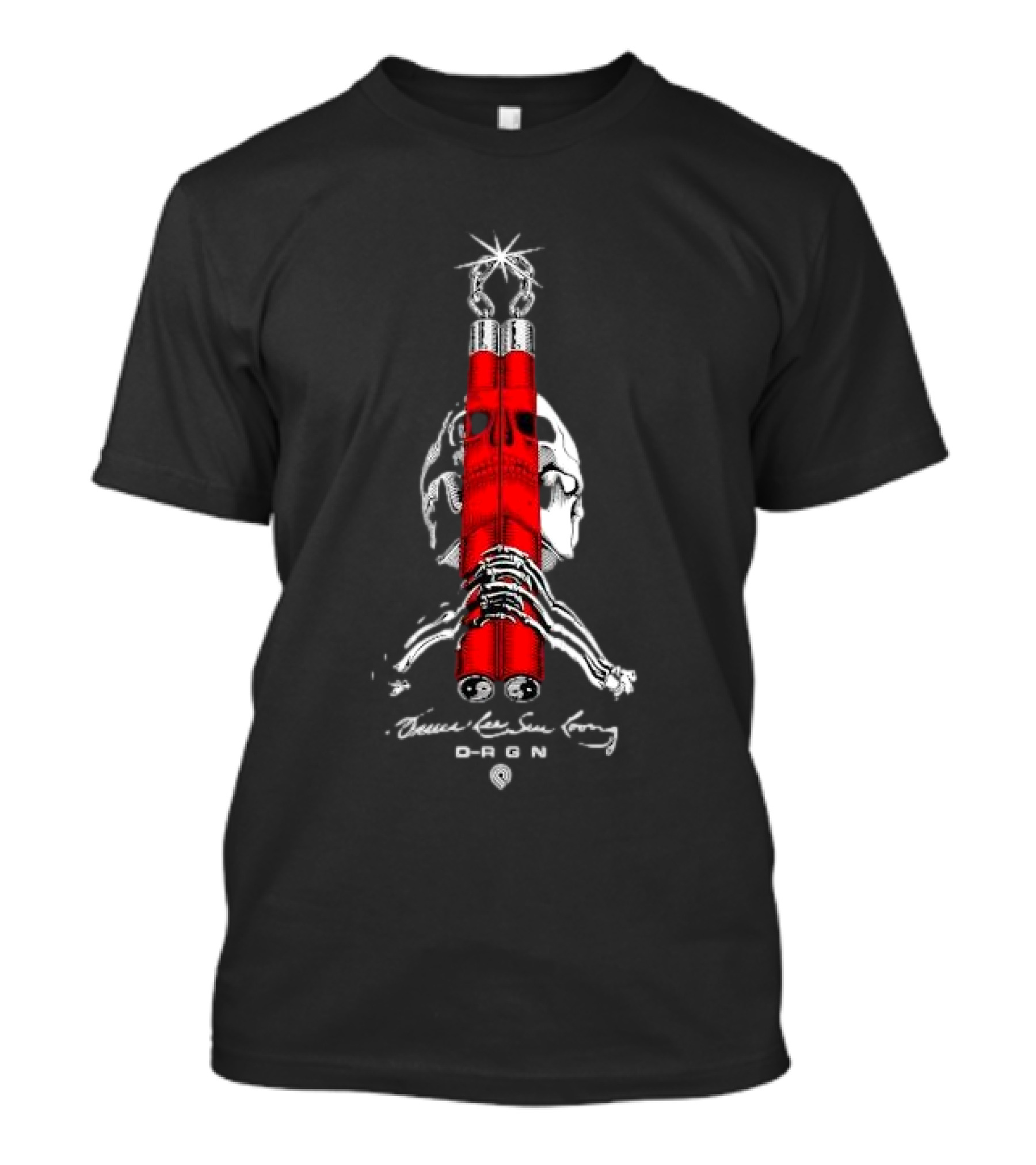 Powell Peralta Bruce Lee Nunchucks Skull DRGN Collab T-Shirt