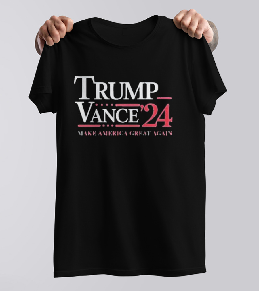 Trump Vance ’24 Make America Great Again MAGA Street Racing Channel T-Shirt