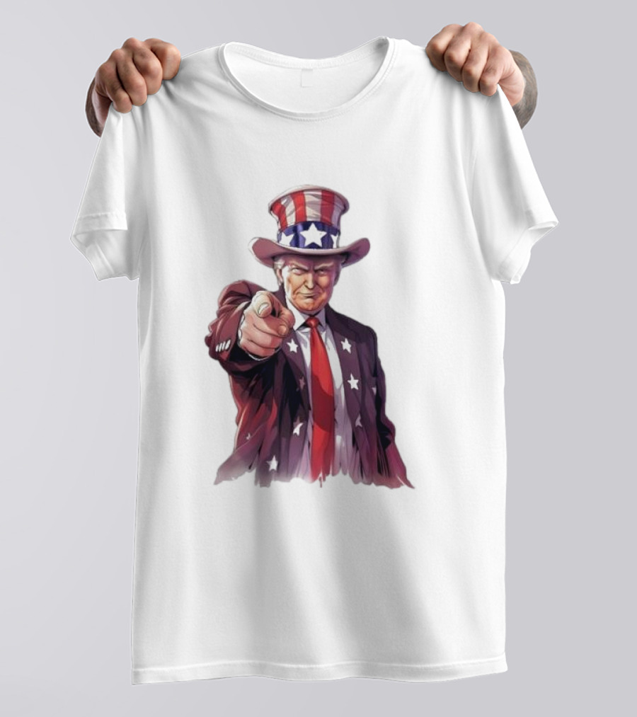 Donald Trump 2024 Patriotic Uncle Sam Style T-Shirt