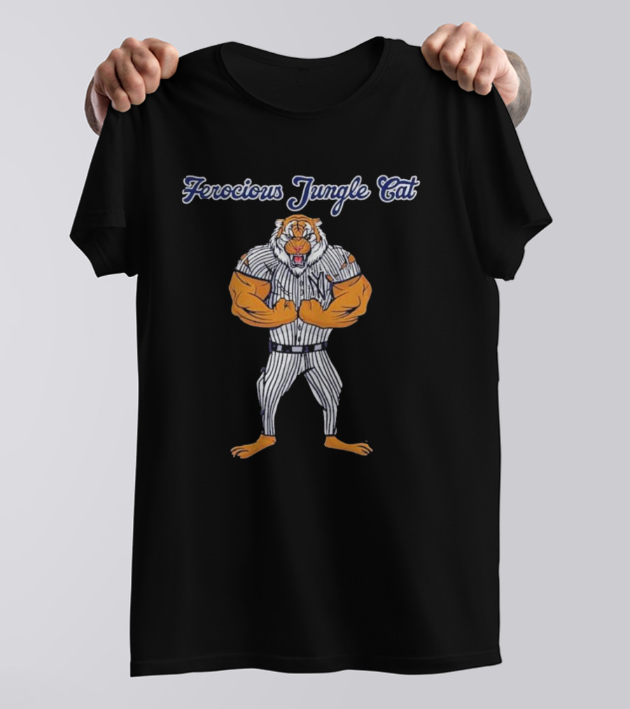 New York Ferocious Jungle Cat Tigers T-Shirt