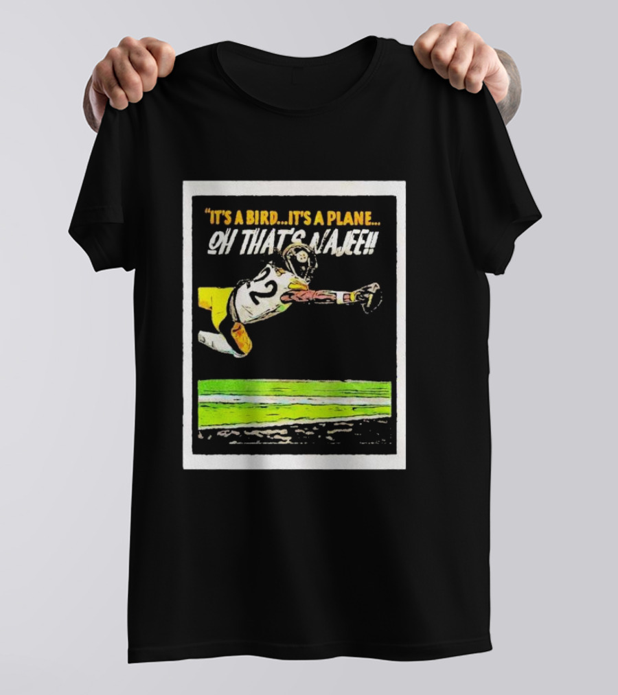 It’s A Bird It’s A Plane Oh That’s Najee Football Touchdown Leap T-Shirt