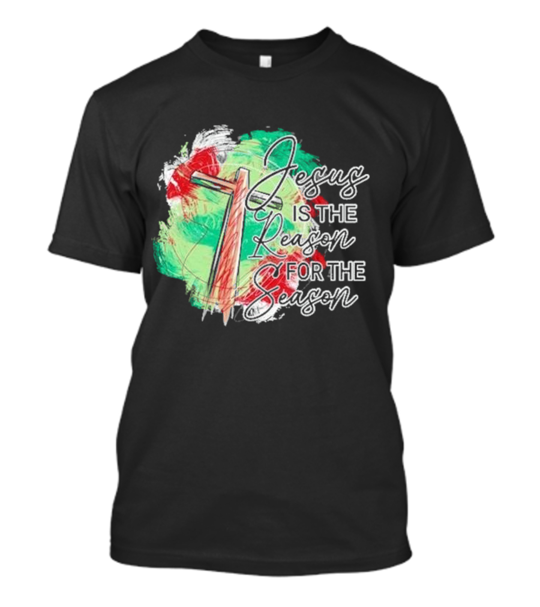 Jesus Is The Reason For The Season Christmas Cross T-Shirt