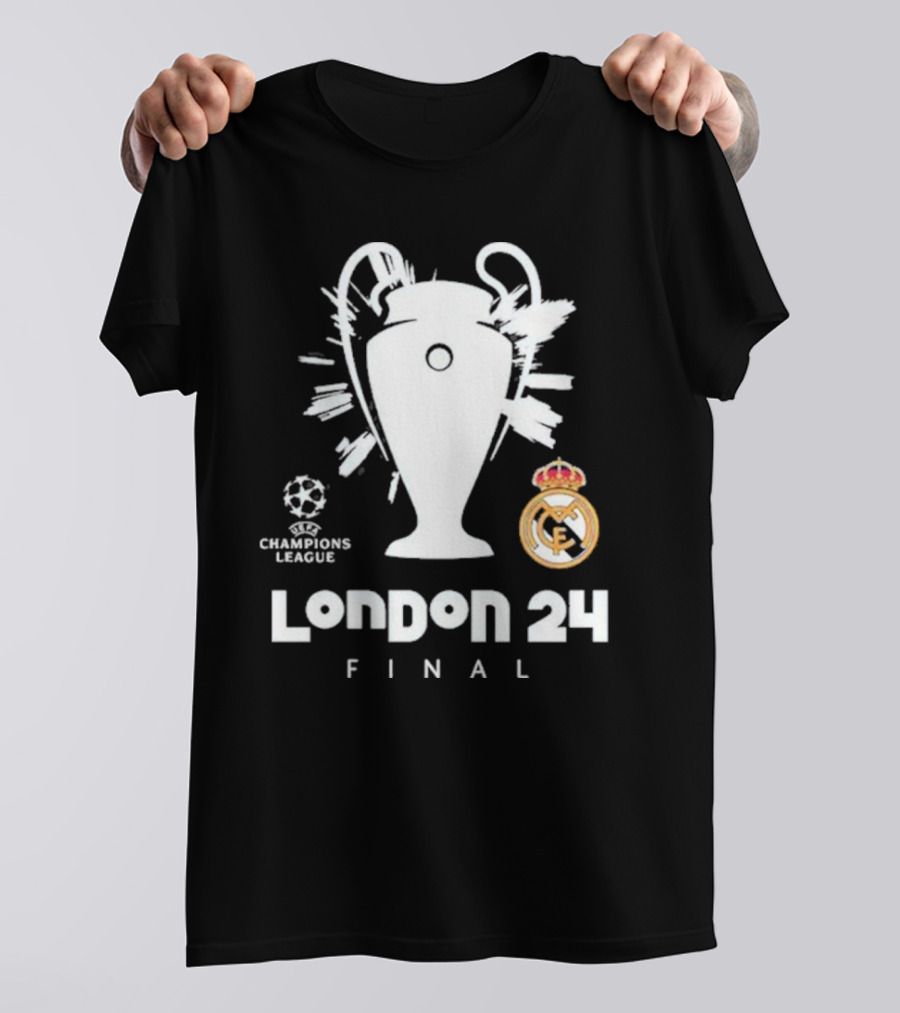 Real Madrid Champions League London 24 Final Hala Madrid T-Shirt