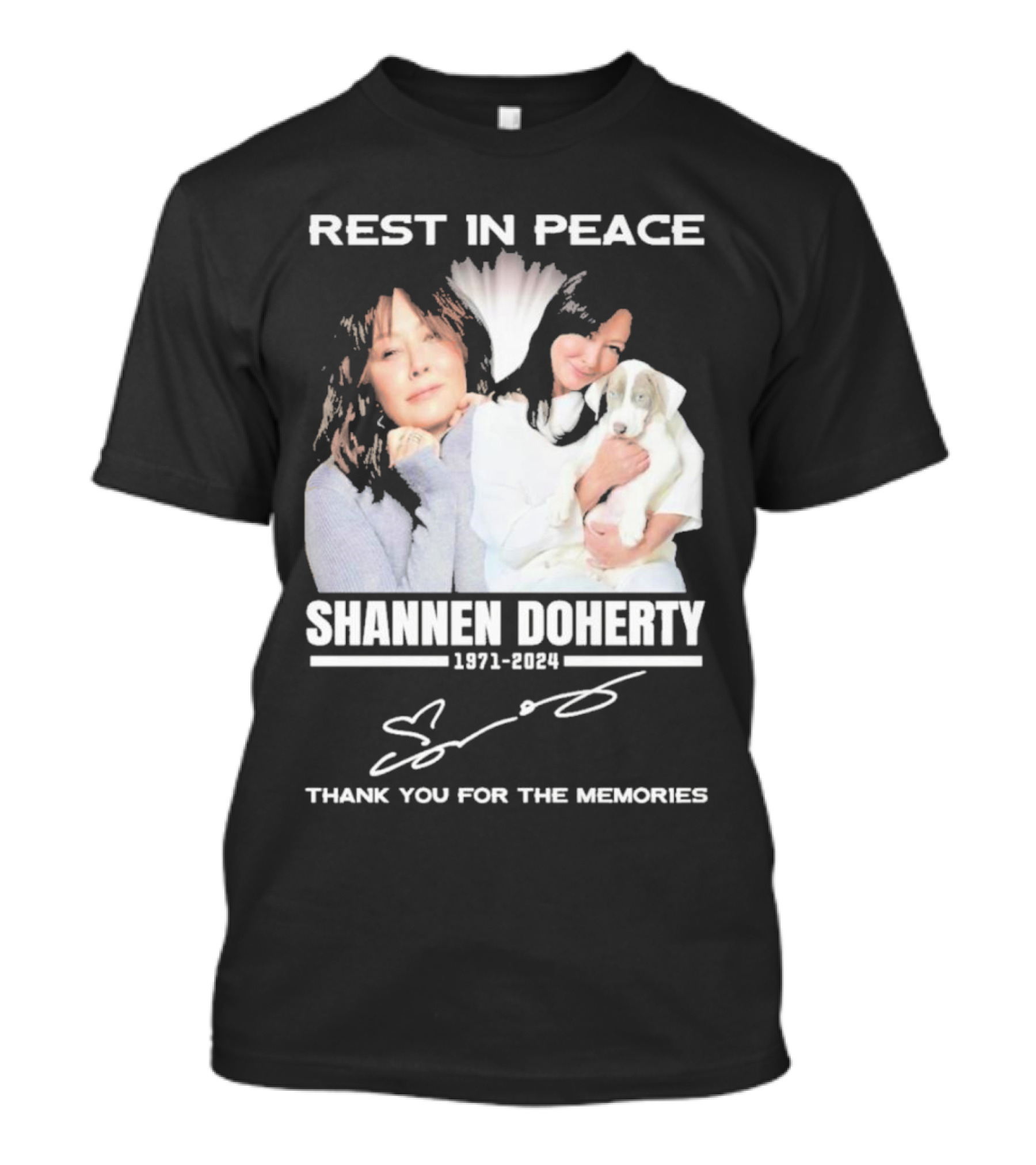 REST IN PEACE SHANNEN DOHERTY 1971-2024 THANK YOU FOR THE MEMORIES T-Shirt