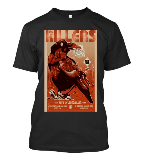 The Killers Hot Fuss Live In Australia Dec 13 2024 Rod Laver Arena Melbourne T-Shirt