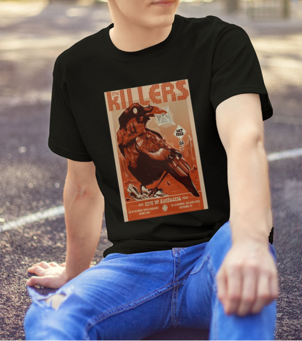 The Killers Hot Fuss Live In Australia Dec 13 2024 Rod Laver Arena Melbourne T-Shirt
