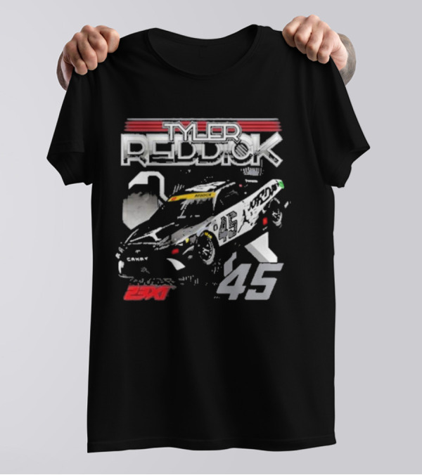 Tyler Reddick 23XI Racing 45 Car Jumpman Jordan Motorsports T-Shirt