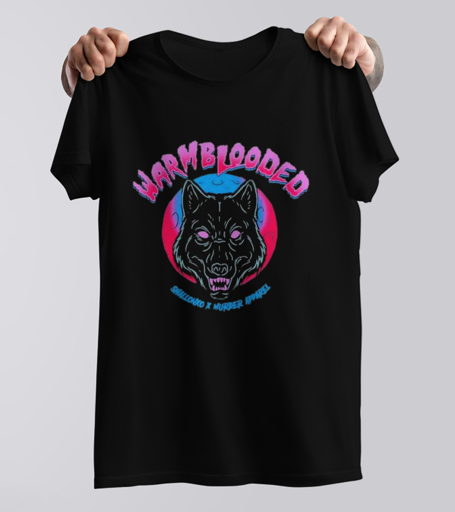 Warmblooded Wolf Shallonxo X Murder Apparel Retro Neon T-Shirt